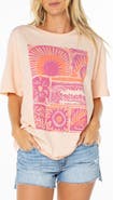 Roxy Beach Things Oversize Cotton Graphic T-Shirt
