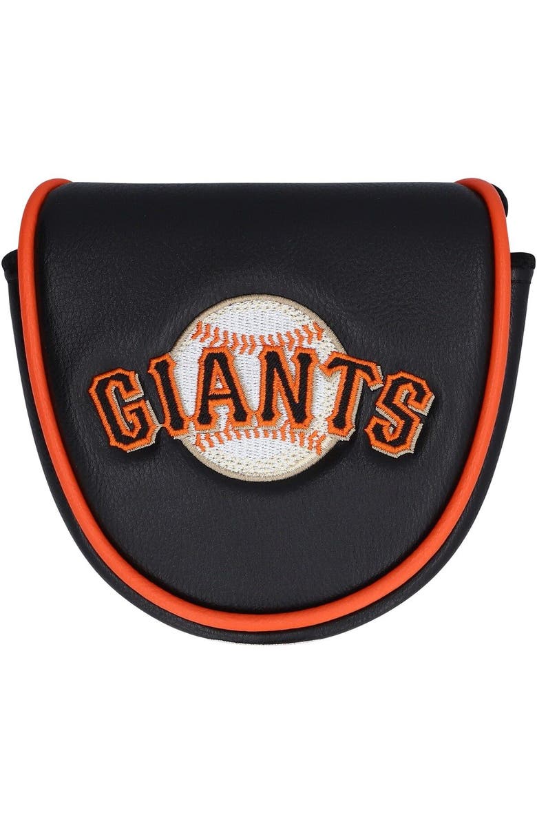 PRG AMERICAS Black San Francisco Giants Track Mallet Putter Cover, Main, color, 