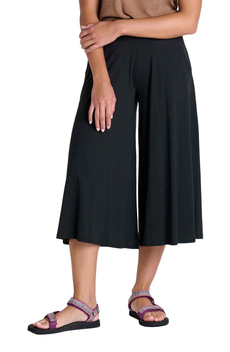 Toad & Co Chaka Culotte, Main, color, Black