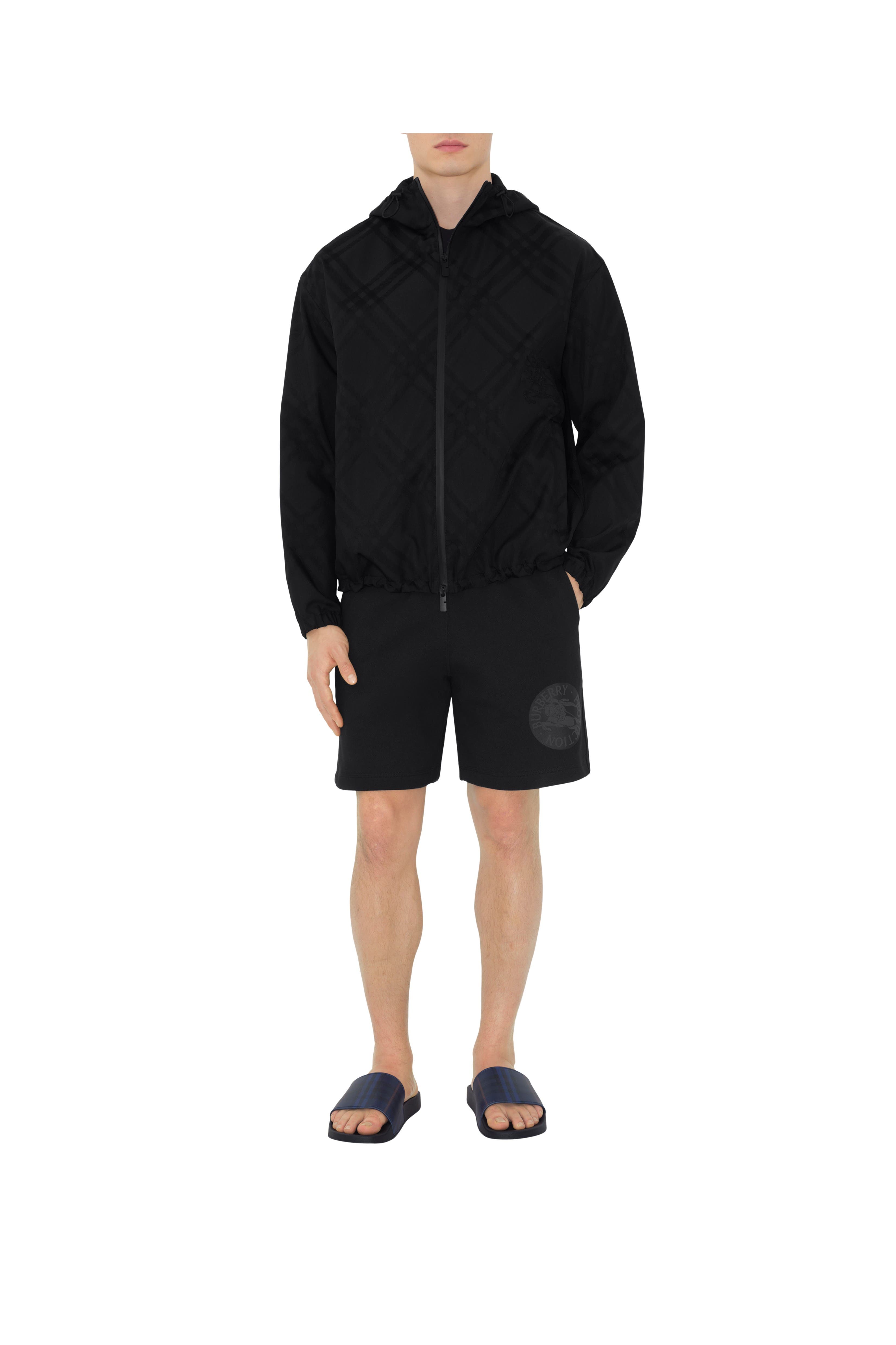 Burberry Check Slides, Alternate, color, Midnight