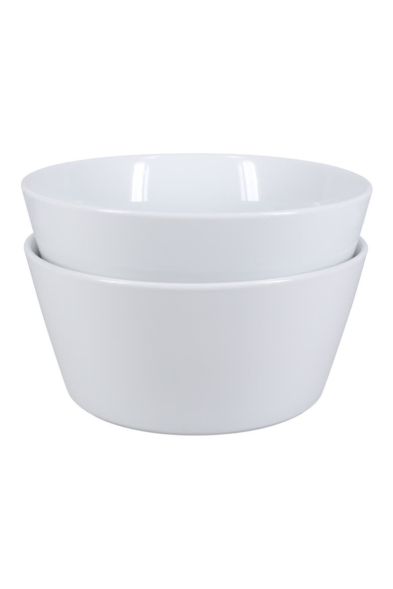 Oslo Set of 2 Soufflé Bowls, Main, color, WHITE