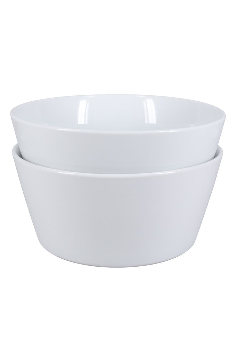 BIA Cordon Bleu Oslo Set of 2 Soufflé Bowls, Main, color, White