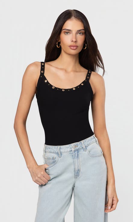 Iris Grommet Tank Top