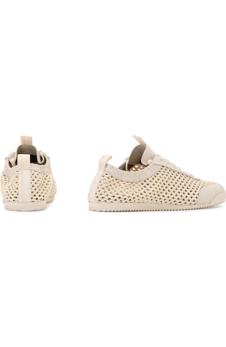AllSaints Kenny Woven Runner Sneaker, Alternate, color, Chalk White