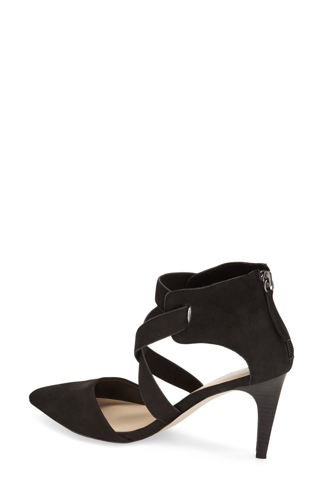 'Tina' Pump, Alternate, color, BLACK NUBUCK LEATHER