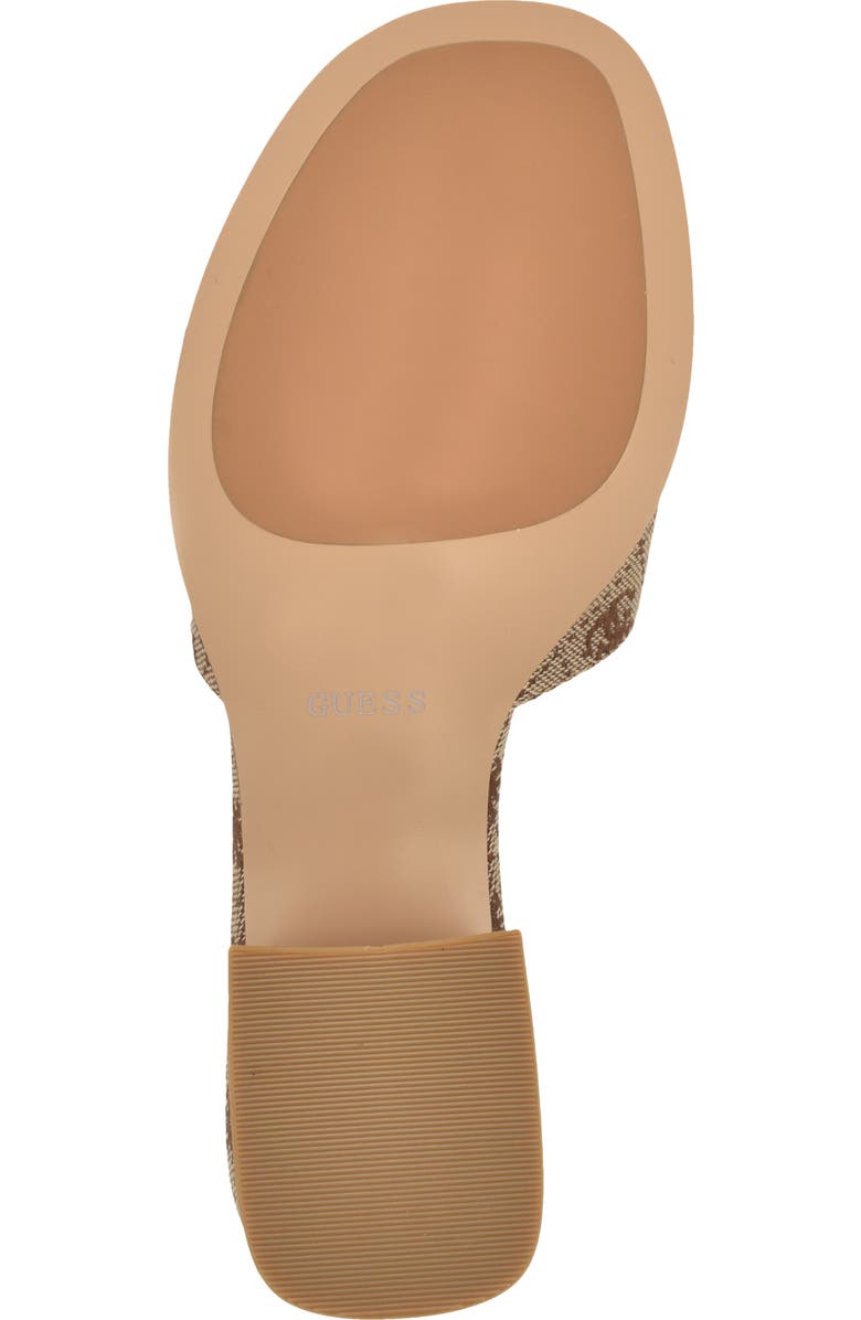 GUESS Cerinna Block Heel Sandal, Alternate, color, Medium Brown 211