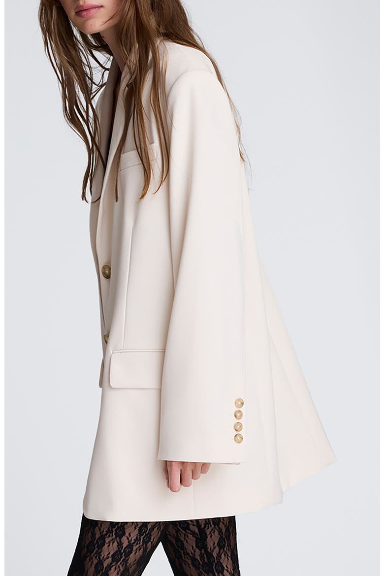 Luxe Twill Jacket, Alternate, color, OYSTER