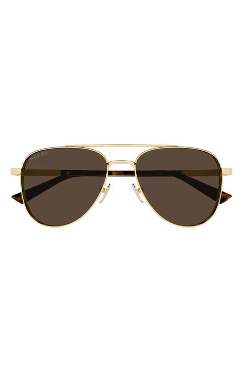 56mm Navigator Sunglasses