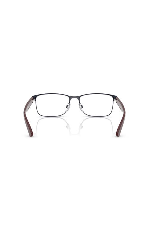 Polo Ralph Lauren 57mm Rectangle Optical Glasses In Neutral
