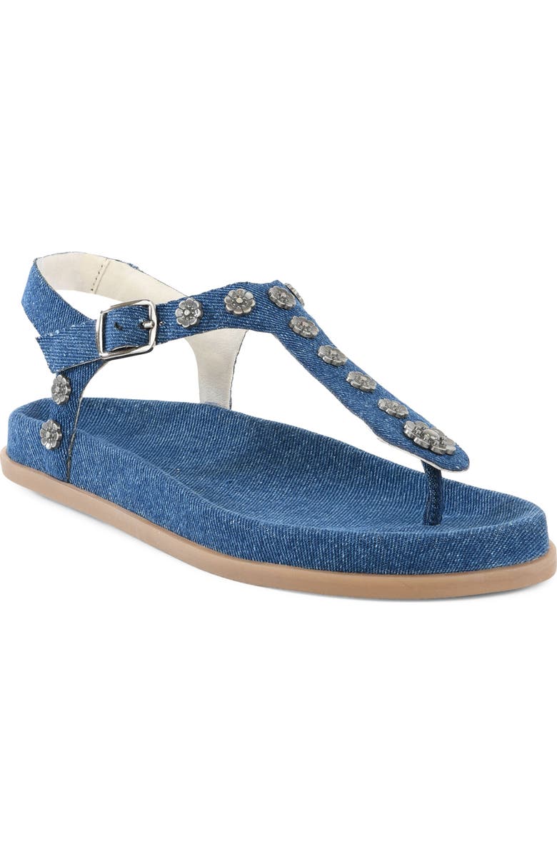 Seychelles Sunday Funday Slingback Platform Sandal, Main, color, Denim