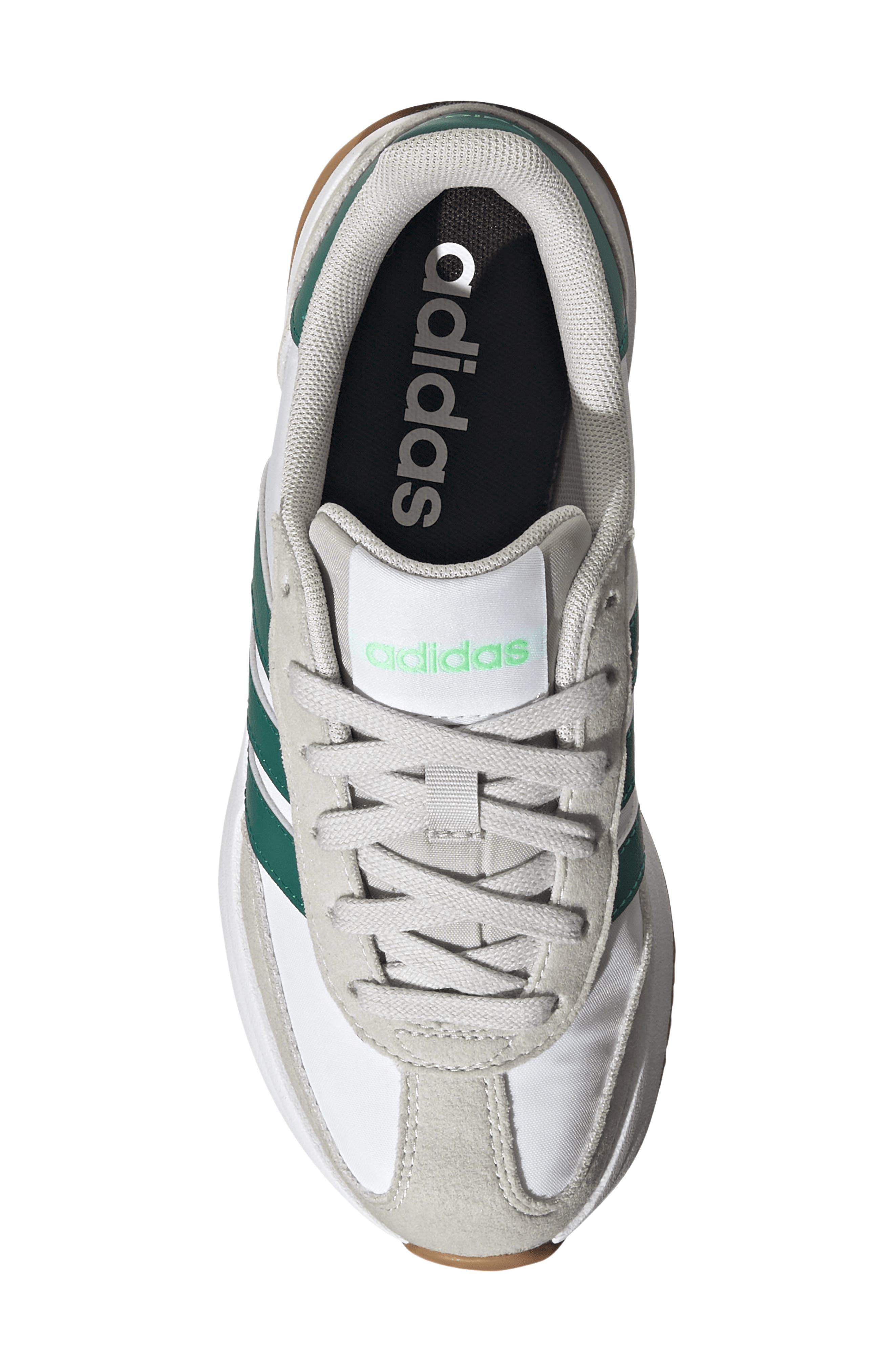 Kids' Run 70s 2.0 Running Shoe, Alternate, color, GREY/ GREEN/ WHITE