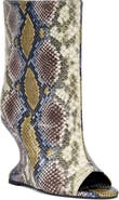 AZALEA WANG Faoi Open Toe Bootie