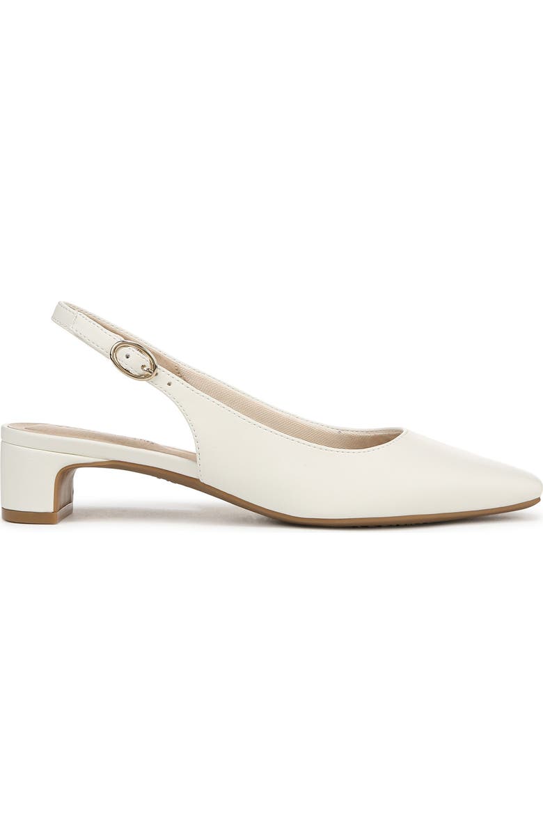 LifeStride Lorena Slingback Pump, Alternate, color, White
