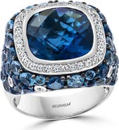 EFFY 925 Sterling Silver Ocean Depths Multi-Gemstone Ring