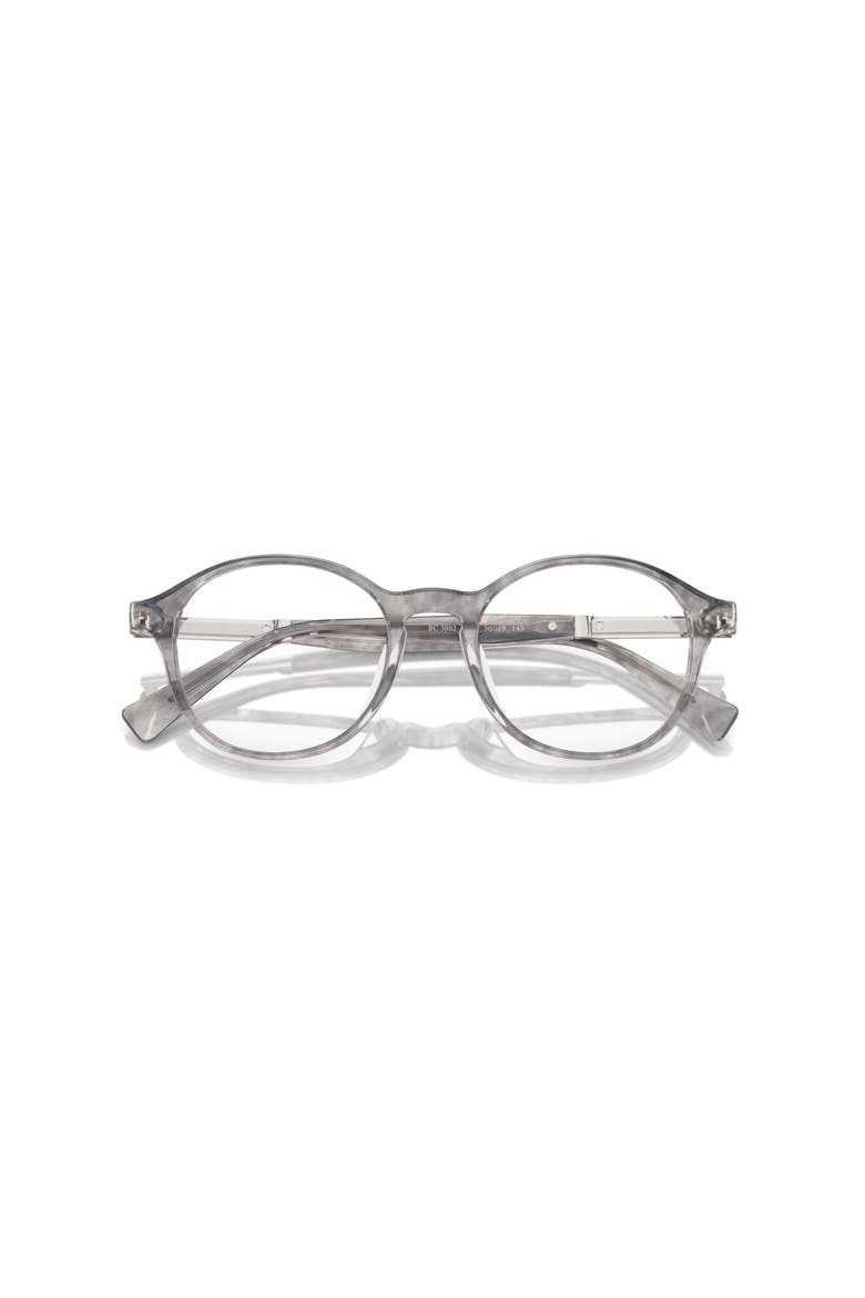 50mm Oval optical glasses, Alternate, color, Grey