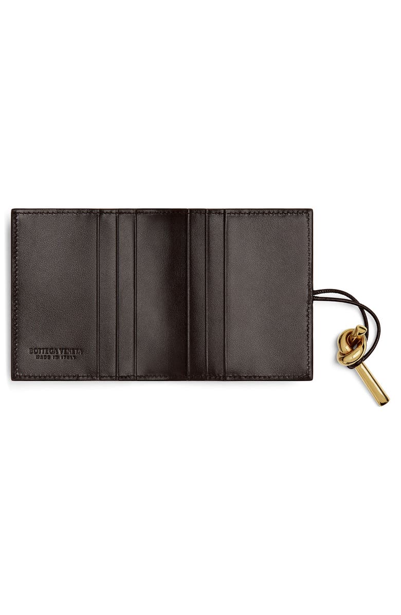Bottega Veneta Intrecciato Slim Leather Bifold Wallet, Alternate, color, 2190 Fondant-M Brass