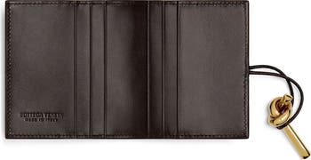 Intrecciato Slim Leather Bifold Wallet