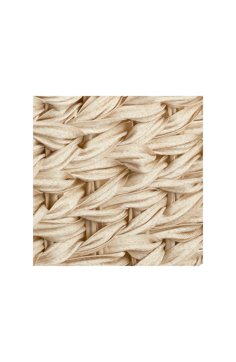 mDesign Woven Farmhouse Kitchen Pantry Storage Basket Box, 6 Pack, Cream/Beige, Alternate, color, Brown