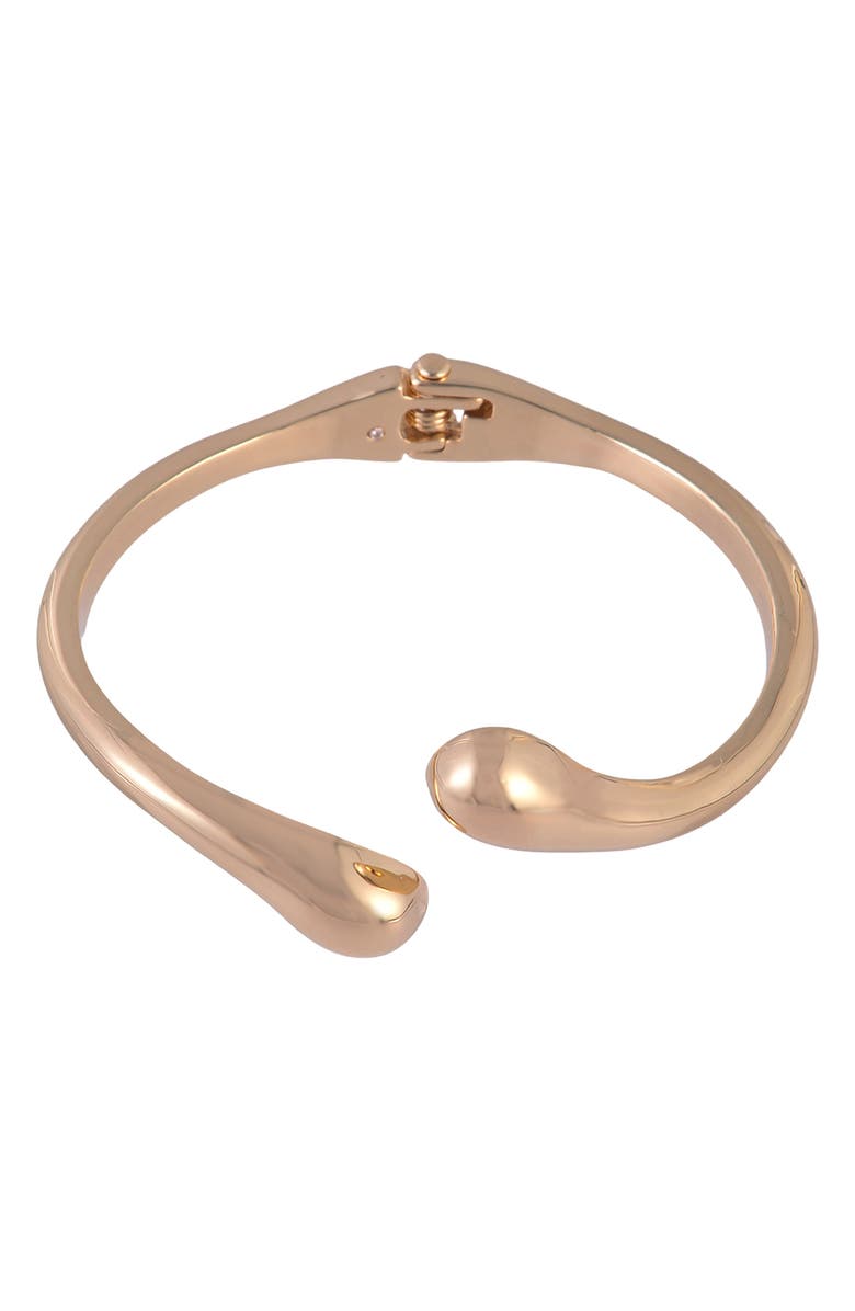 Rachel Roy Curve Hinge Bracelet, Alternate, color, Gold