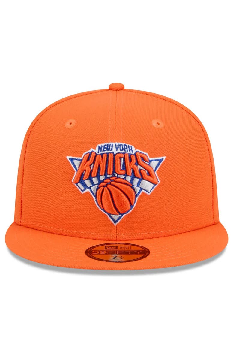 New Era Men's New Era  Orange New York Knicks 2024/25 City Edition Alternate 59FIFTY Fitted Hat, Alternate, color, 