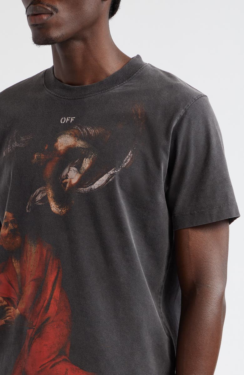Off-White Matthew Slim Fit Cotton Graphic T-Shirt, Alternate, color,