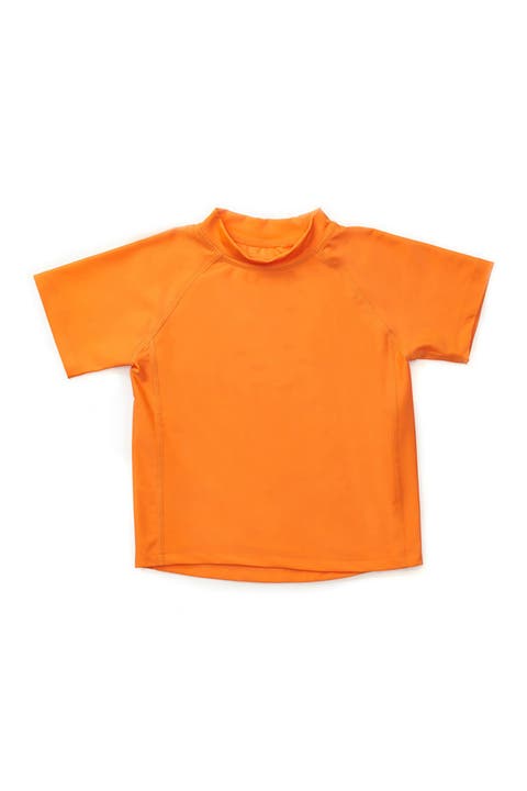 Short Sleeve UPF +50 Rash Guard - Orange