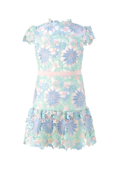 Addison Embroidered Mini Dress (Toddler, Little Kid & Big Kid)