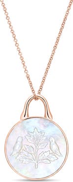 Roseate Mother of Pearl Pendant