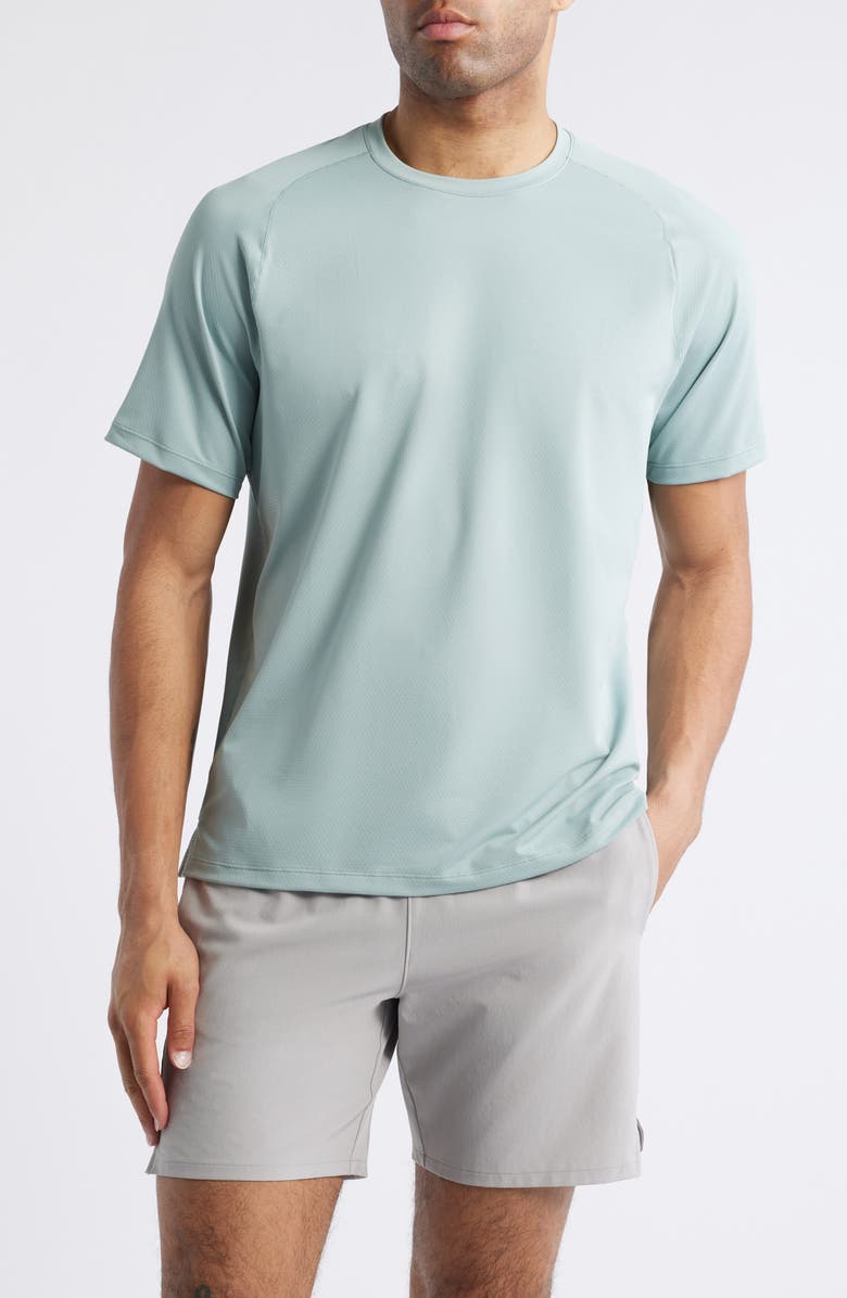 Zella Performance T-Shirt, Main, color, Grey Blue