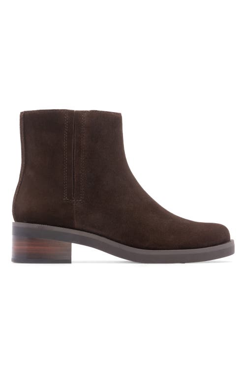 Abeo Traverse Ankle Bootie In Dark Brown - Regular