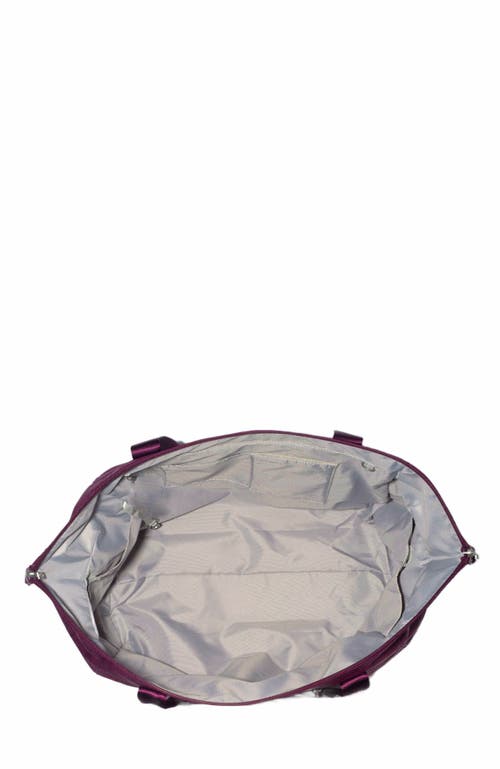Baggallini All Day Large Duffel Weekender Bag In Mulberry