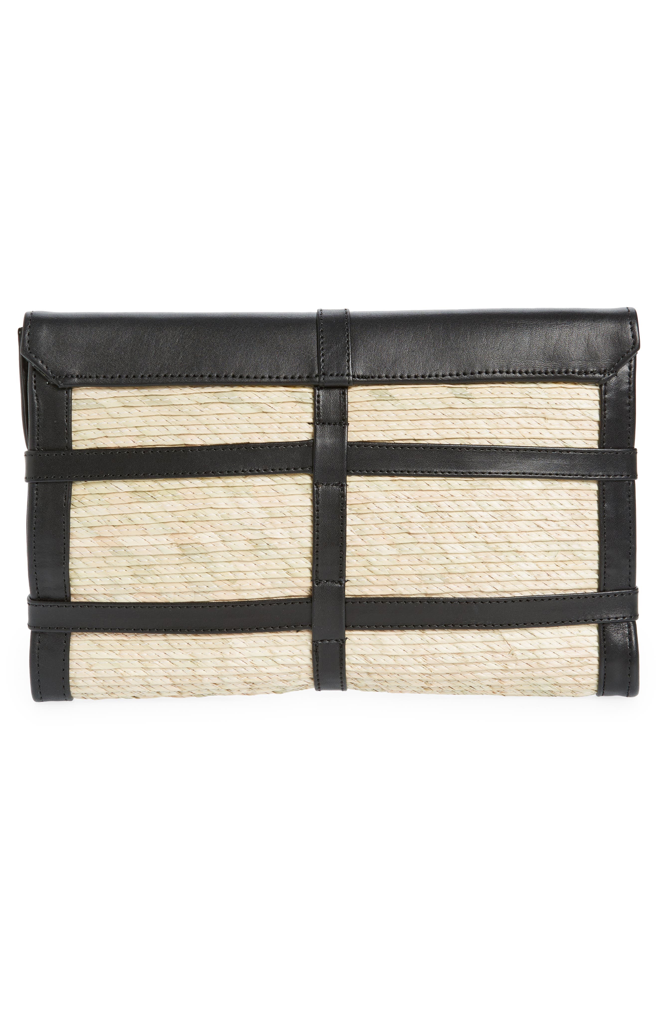 Altuzarra Watermill Palm Envelope Clutch, Alternate, color, 