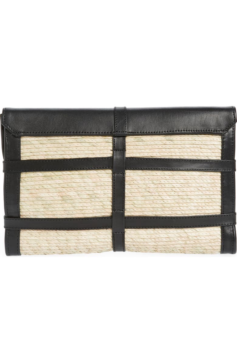 Altuzarra Watermill Palm Envelope Clutch, Alternate, color,