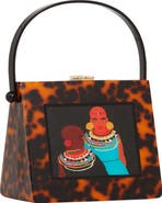 LarAllan Naserian Acrylic Top Handle Bag