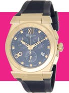 FERRAGAMO Vega Silicone Strap Chronograph Watch, 40mm