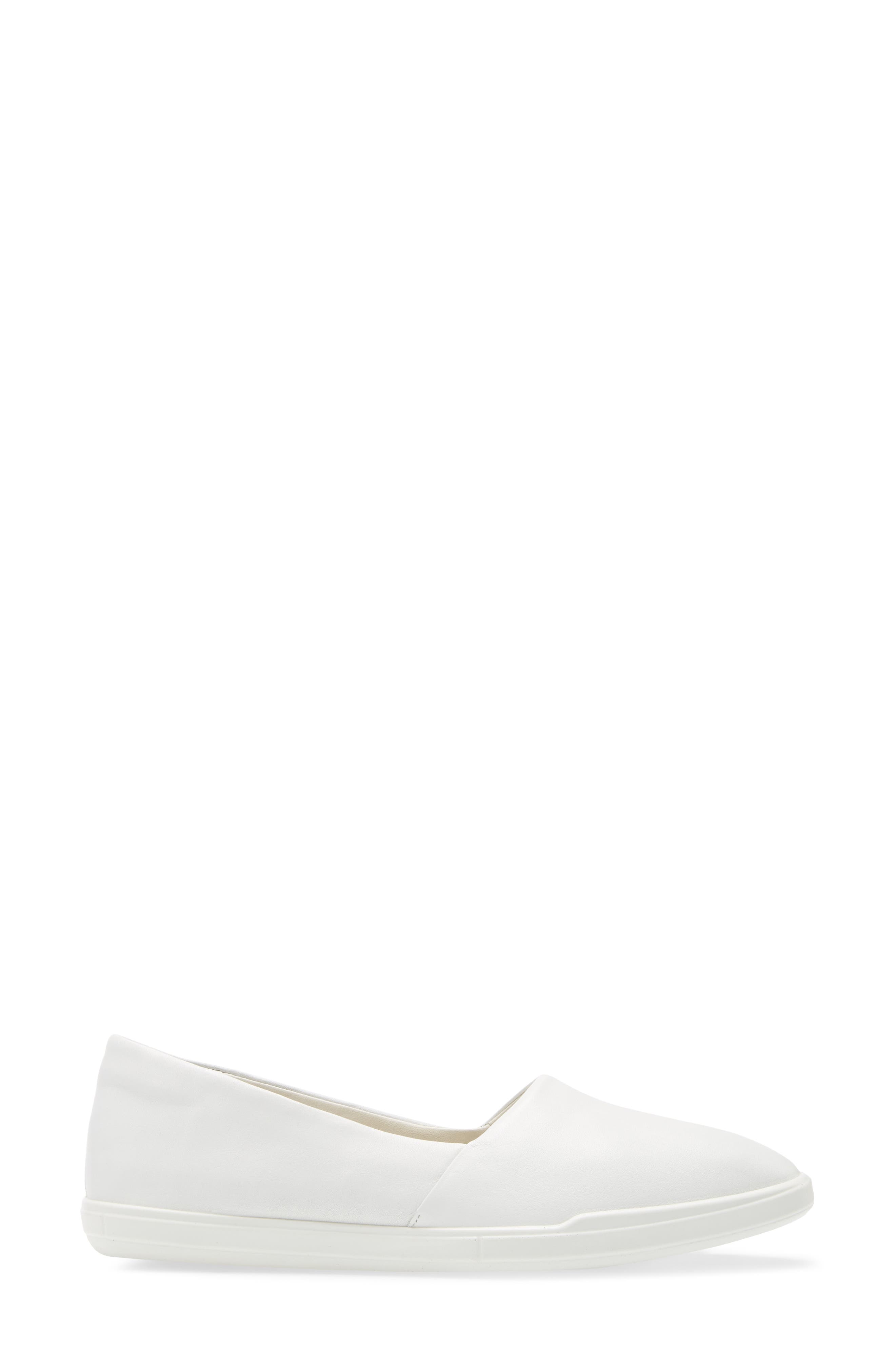 Simpil Loafer, Alternate, color, WHITE LEATHER