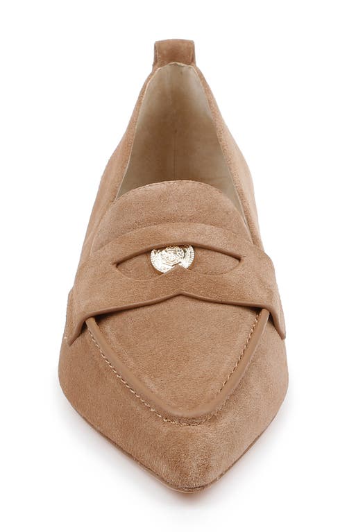 L Agence L'agence Maelys Pointed Toe Penny Loafer In Sand