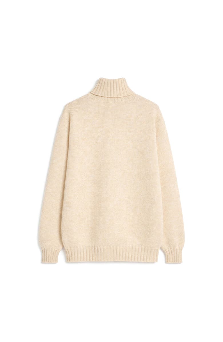 Fortela Shetland Turtleneck Sweater, Alternate, color, White