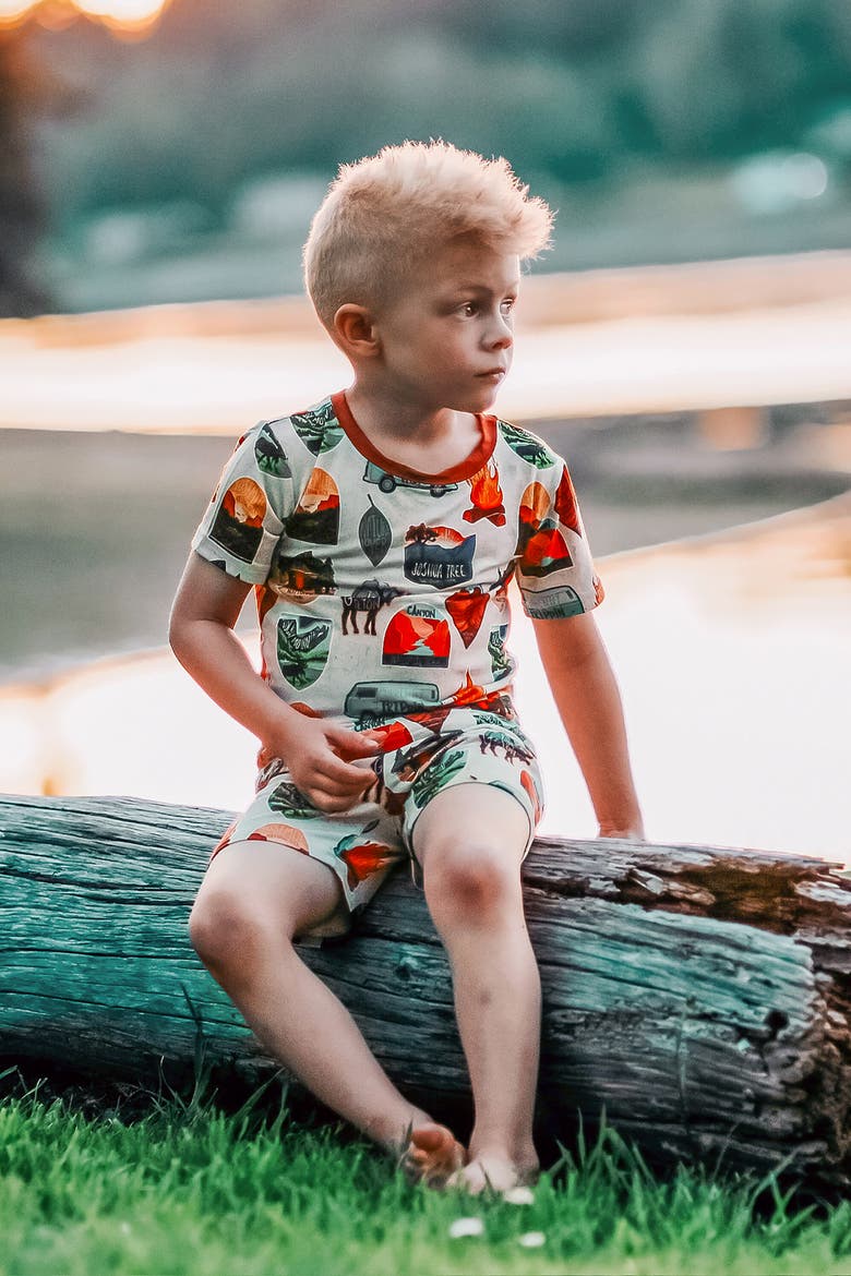 Tiny Traveler 2 Piece Shorts Set, Alternate, color, Multi