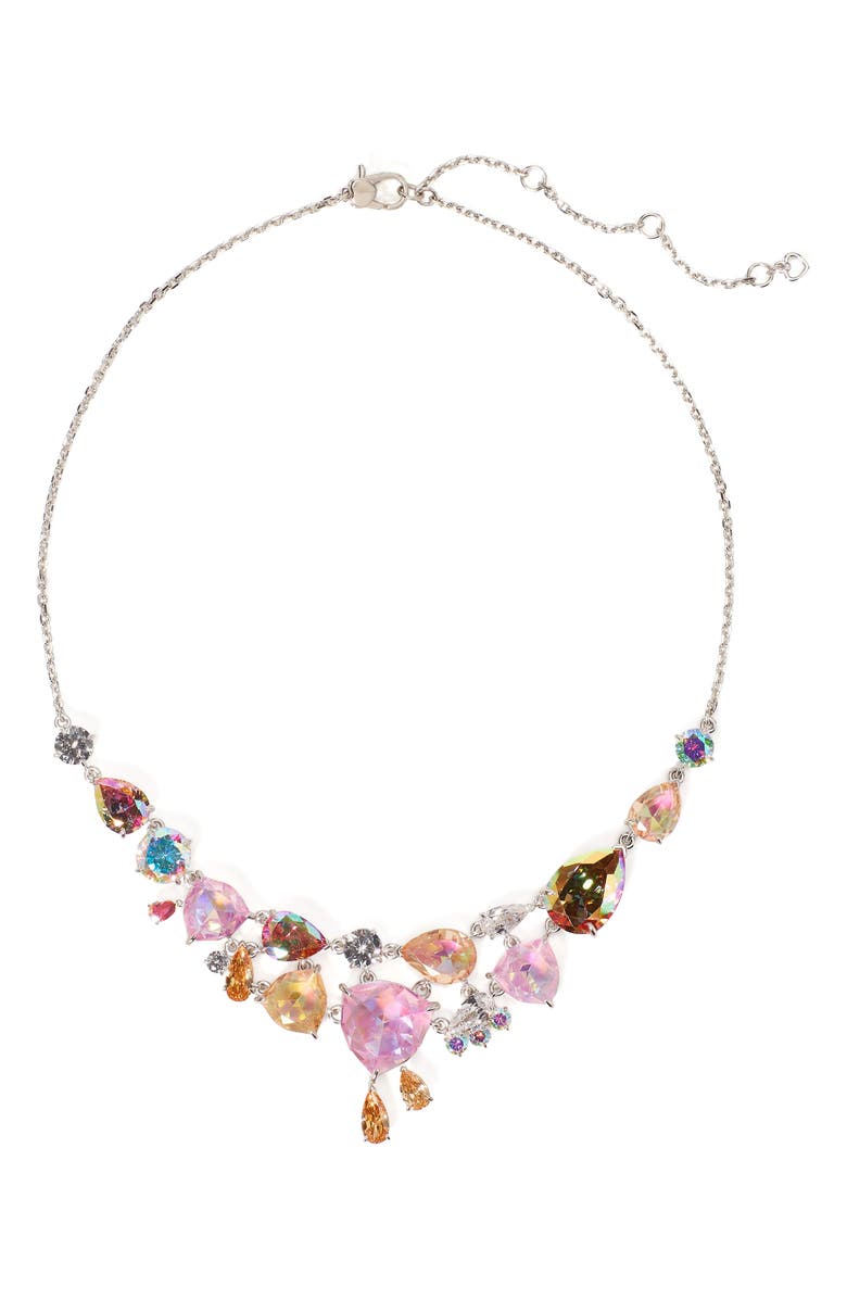 Kate Spade New York shine me up frontal necklace, Main, color,