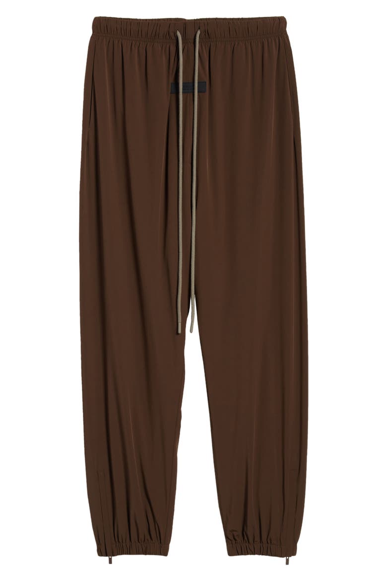 Stretch Nylon Track Pants, Alternate, color, WOOD