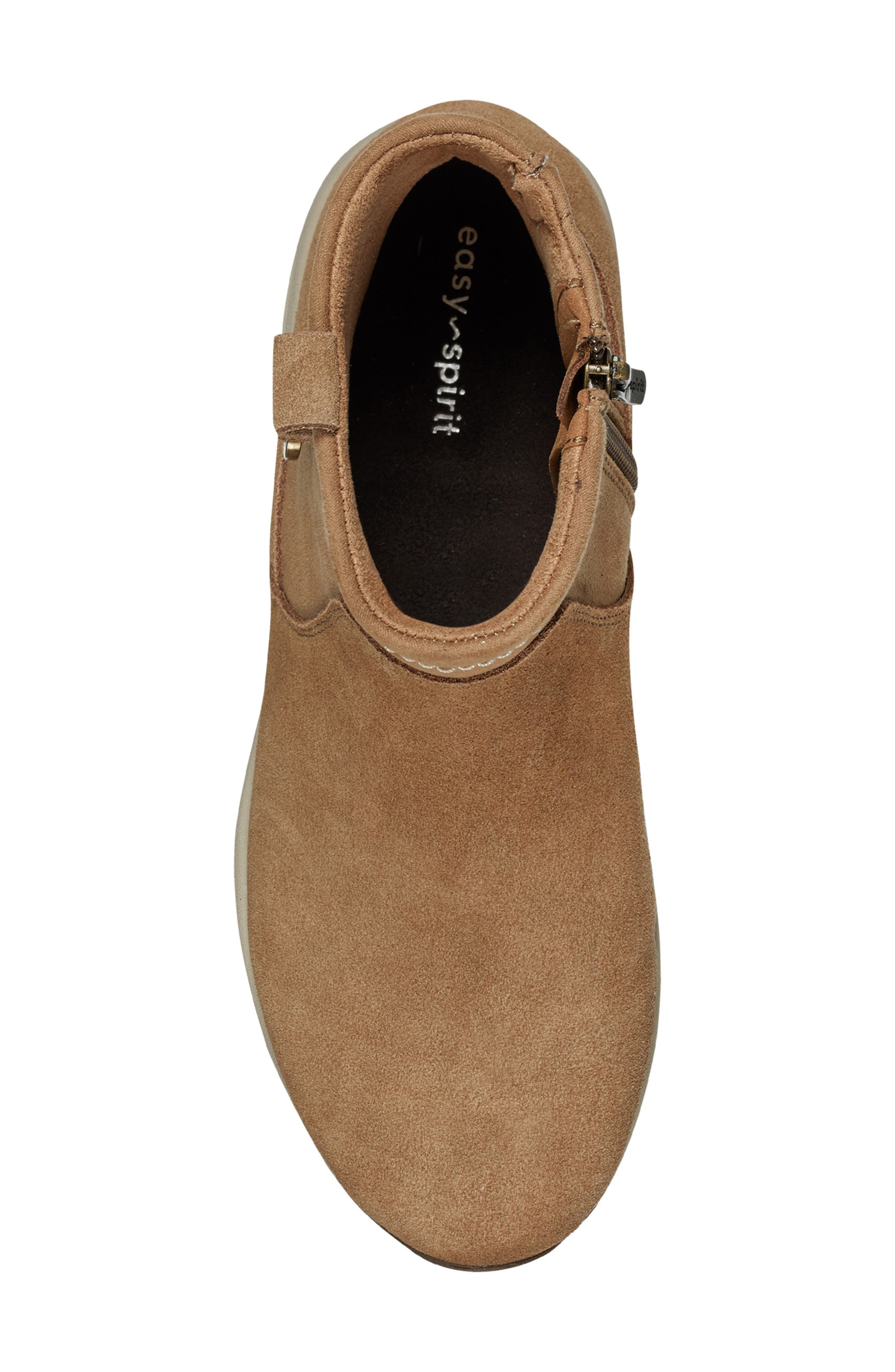 Elton Water Resistant Zip Bootie, Alternate, color, TAU01