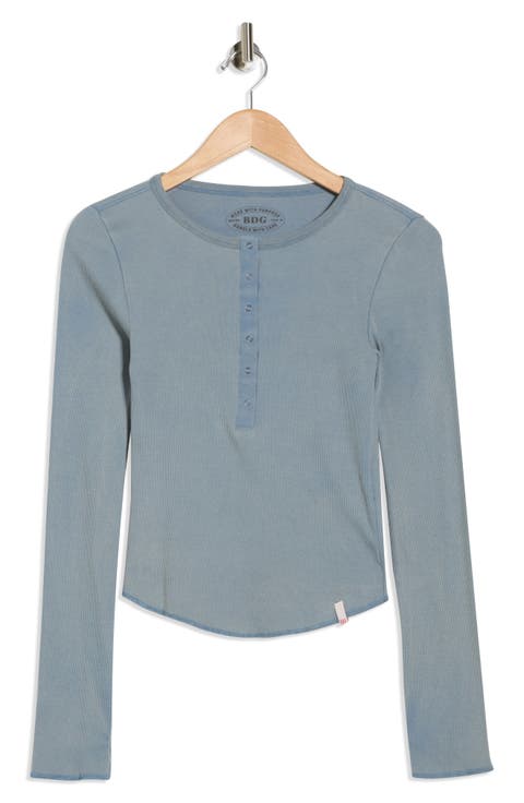 Drake Popper Cotton Henley