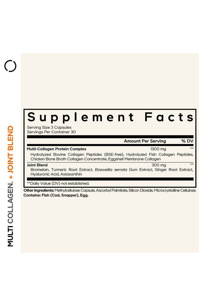 Codeage Multi Collagen Protein + Joint Blend Supplement, Alternate, color, White