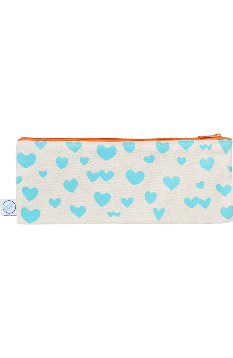 Dance Happy Love Who You Are pencil case, Alternate, color, Aqua