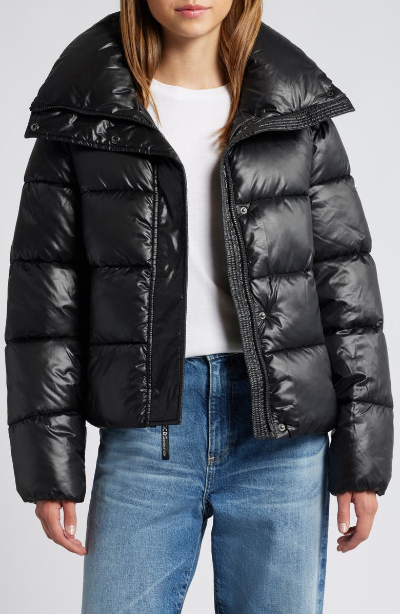 BCBGeneration Water Resistant Crop Puffer Jacket, Alternate, color,