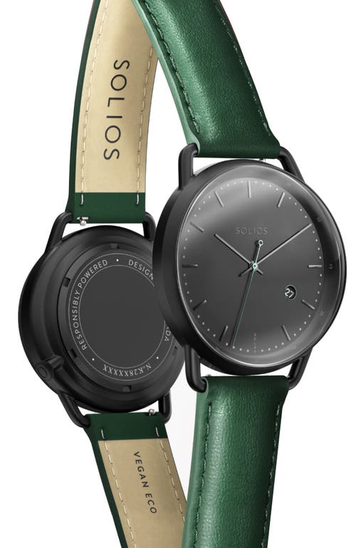 Solios Watches The Solar Curve | Black Dial