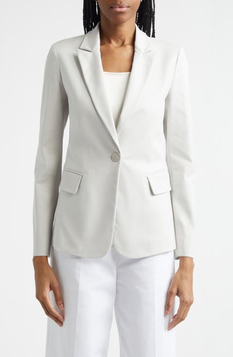 Cotton Blend Blazer