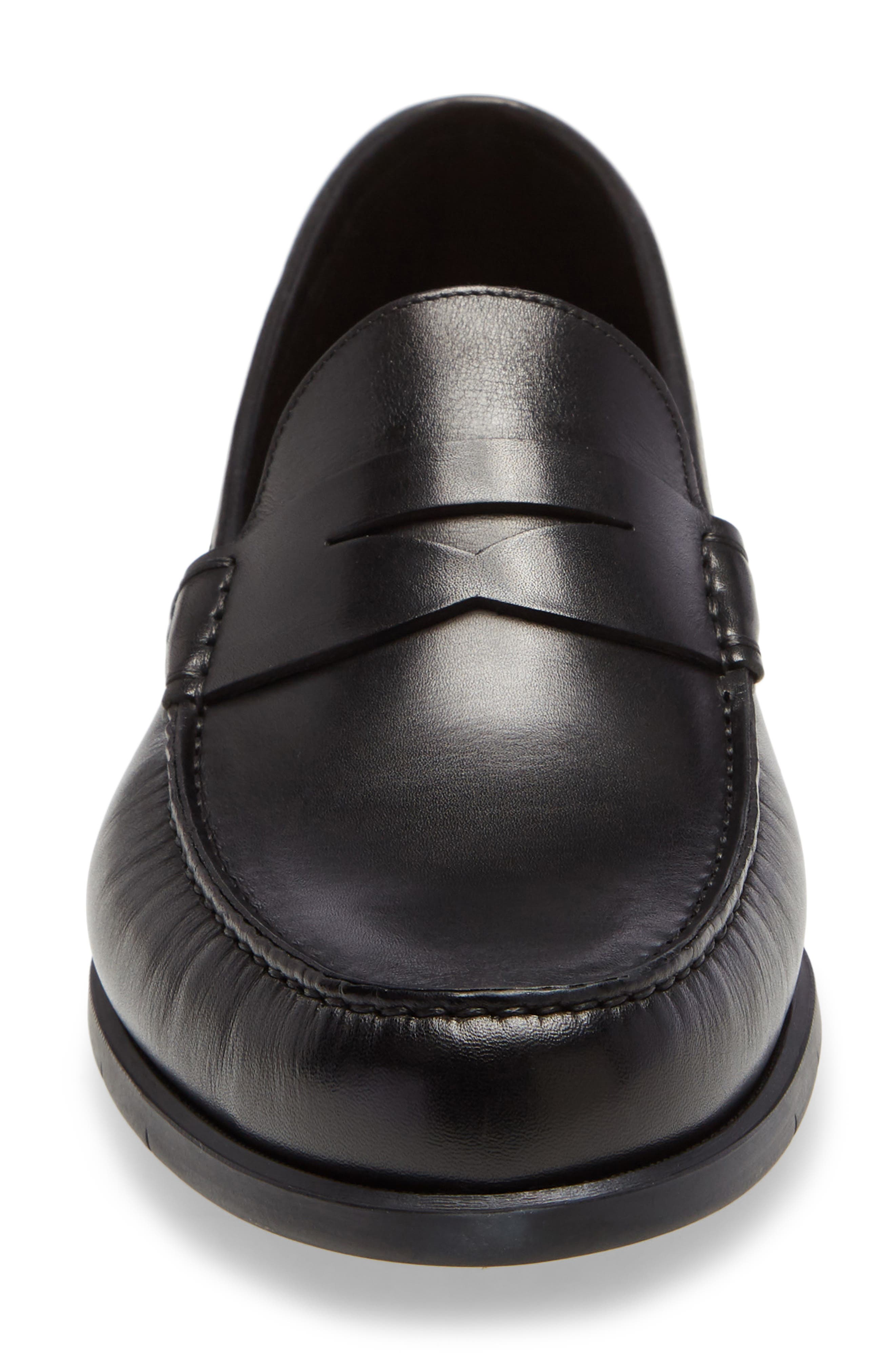Tribeca Penny Loafer, Alternate, color, BLACK