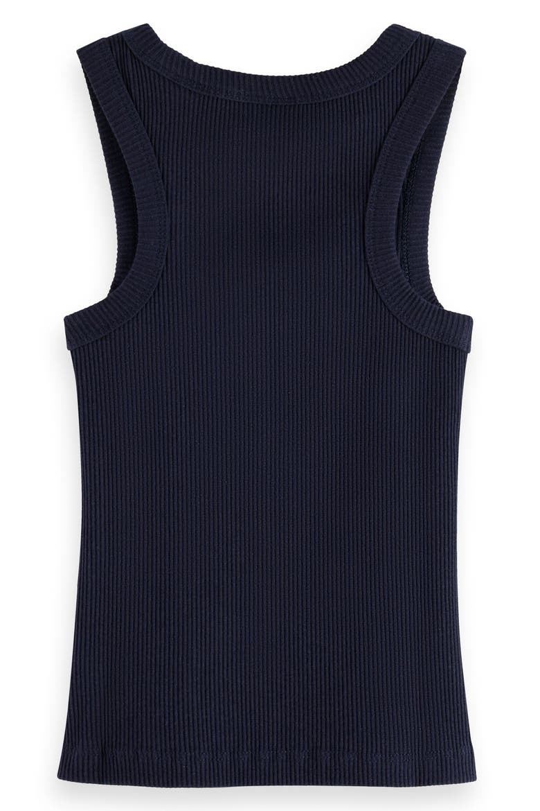 Kids' Cotton Rib Tank, Alternate, color, SKY CAPTAIN